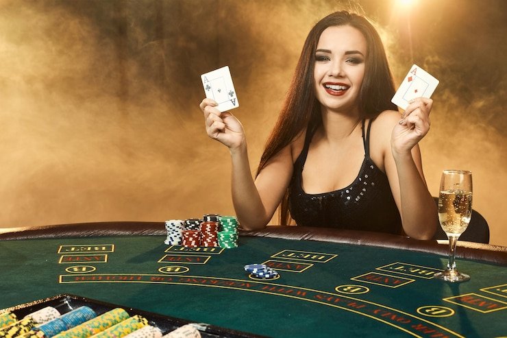 Tampilan utama blackjack playstar777